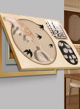 中古电风表箱装饰画家用遮挡配电箱电挂源箱开72487关盒信打号箱