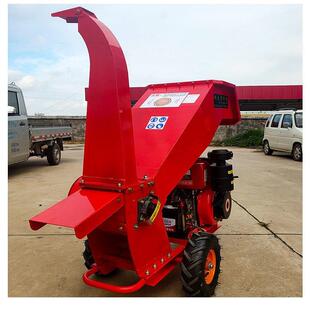 大马力秆木材枝条果枝柴油碎木机可移动油秸碎枝机RAT汽电动粉碎