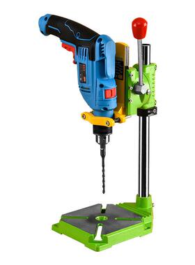 型功能手电钻支架固定升降改变微型台钻孔打万用小垂直86917支多