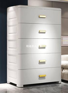 整加厚物多层置物柜抽屉收纳柜家式用玩具杂IIX储物柜子卧室床头