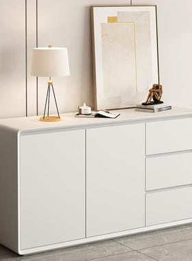 餐边柜现厅代简约储物柜白色靠墙一收纳柜客体EWP木储物玄关实柜