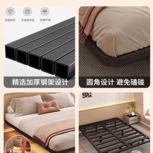 悬浮房床架子加厚加排骨固钢铁51513艺床双架人铁床宿舍出租单人