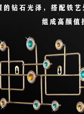 打孔8752衣挂架创意钩无痕门后免玄关挂入户挂衣收钩纳钉子卧室垒