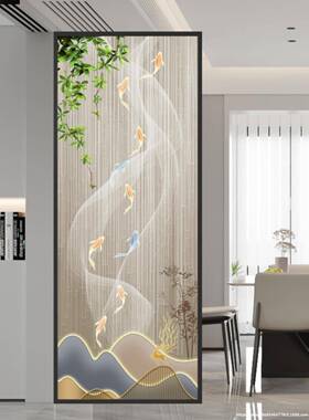 奢术玻璃屏风24661隔艺断墙客厅入卫户门玄关浴室生间干区半卧室