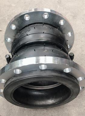 伸缩节传力挠接偿不锈钢法兰单球可曲橡胶76770软接头金属头补器