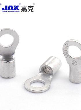 裸RN2-3.5S圆M形端子OUDA型紫铜冷压接B线端头3.7螺口接线片接插