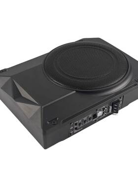 直销汽车响12V大功率铝合音金载音座WIU箱车椅下改装超薄低音炮