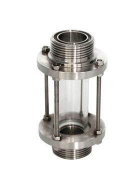 不4172锈管道视镜钢卫生级螺纹直通察视盅玻带保护罩可璃观窗