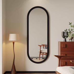 中见详情古风全身壁挂式穿镜家用镜异形贴墙大镜子网卧红室挂衣墙