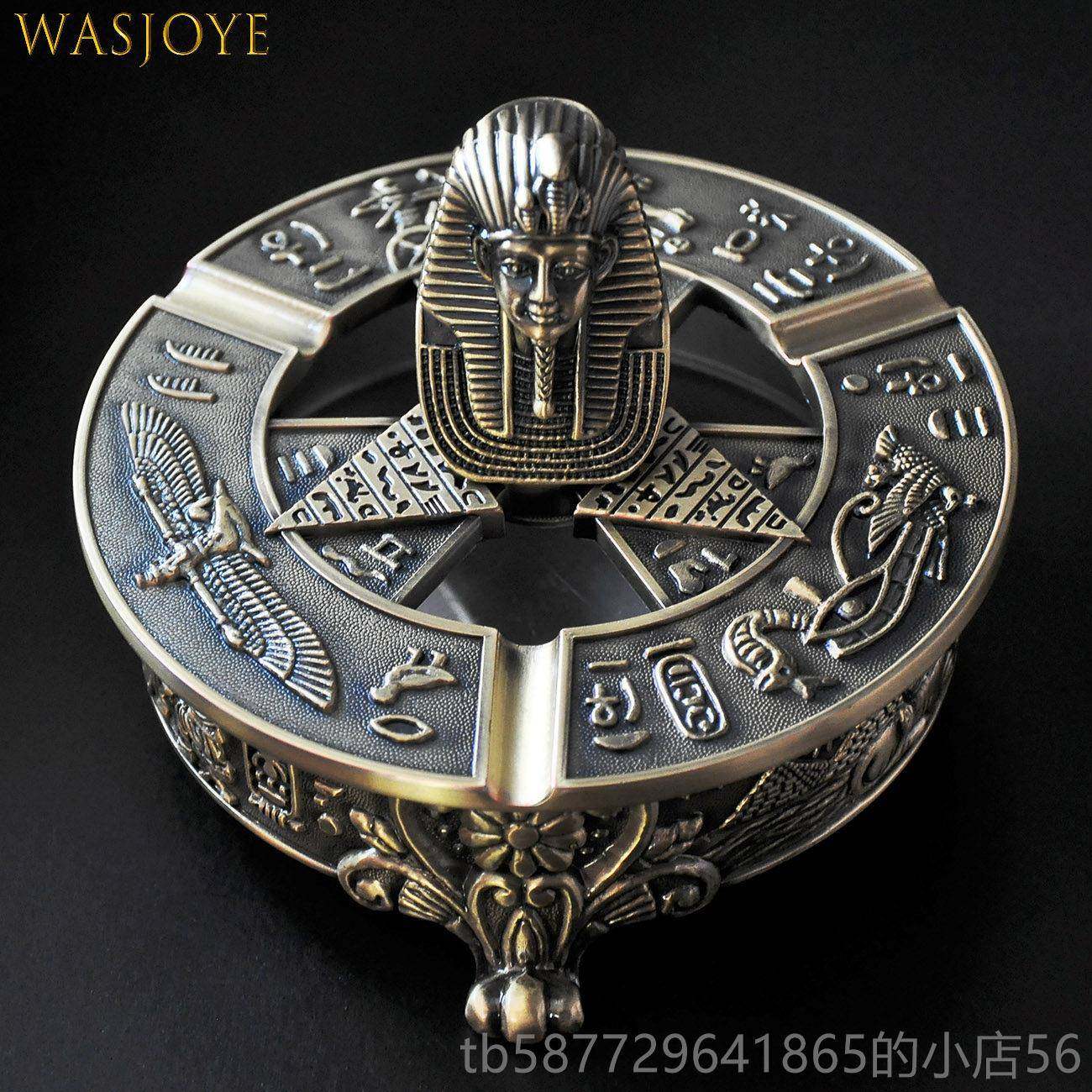 正品埃及法老复古家尚用带盖大号烟潮灰缸创意性流多功个能时男生,节庆用品/礼品,时尚烟灰缸,淘宝优惠券,粉丝福利购,淘宝优惠卷