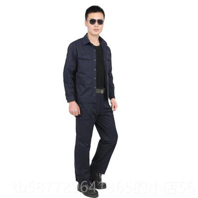 正品耐磨劳服套装男纯棉保夏季薄款车间定制工华焊神户外电装工工