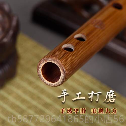 正品竹韵器厂出品百灵竹笛横小笛新入门好吹易手乐上手