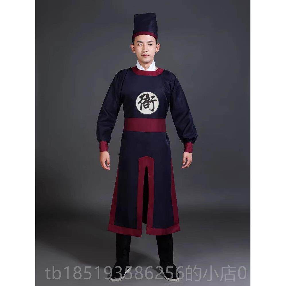 高档少年衙役官服装古装明朝御武前侍卫衙门官差兵松捕快表演服儿
