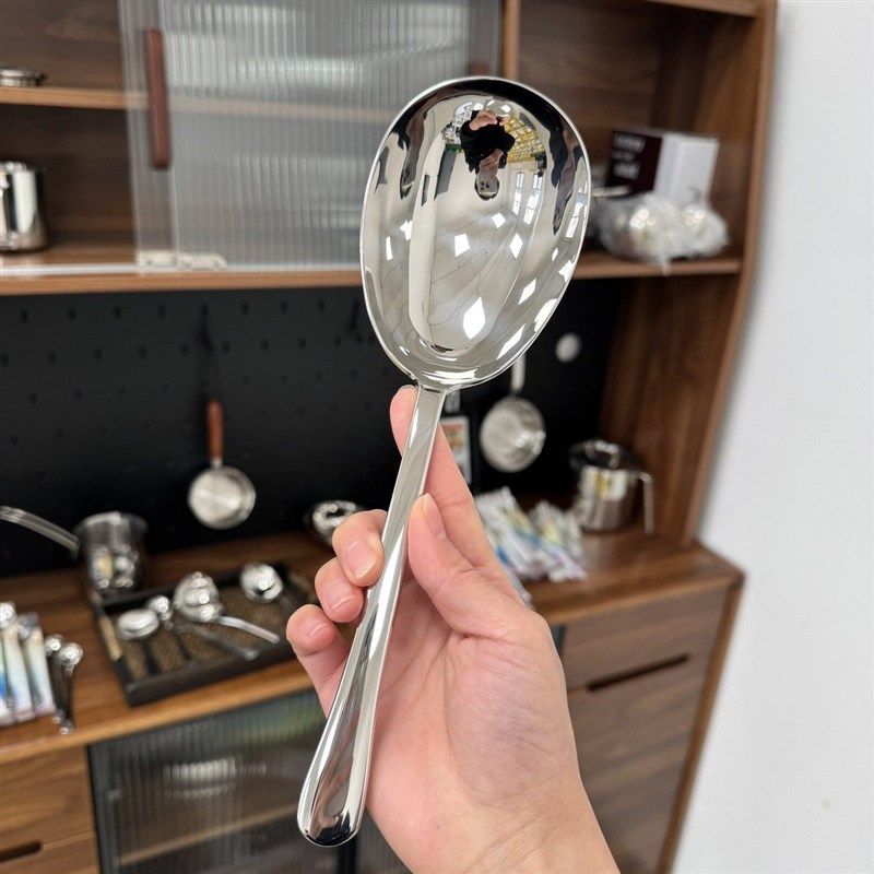 厚皮橙同款鹅蛋勺18/10不锈钢汤勺分餐加深家用长柄粥勺鹅蛋勺子,厨房/烹饪用具,汤勺,淘宝优惠券,粉丝福利购,淘宝优惠卷