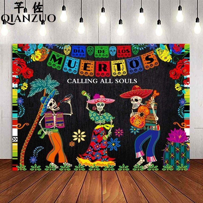 2024新款布横幅万圣装饰品万圣节旗帜布亡灵装饰墨西哥西哥饰,节庆用品/礼品,节日装扮用品,淘宝优惠券,粉丝福利购,淘宝优惠卷