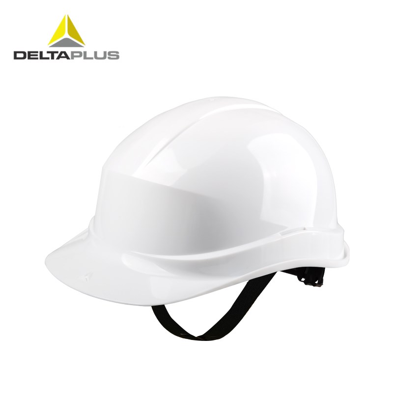 代尔塔玻璃钢安全帽男工地施工领导建筑电工程国标防砸透气头盔白