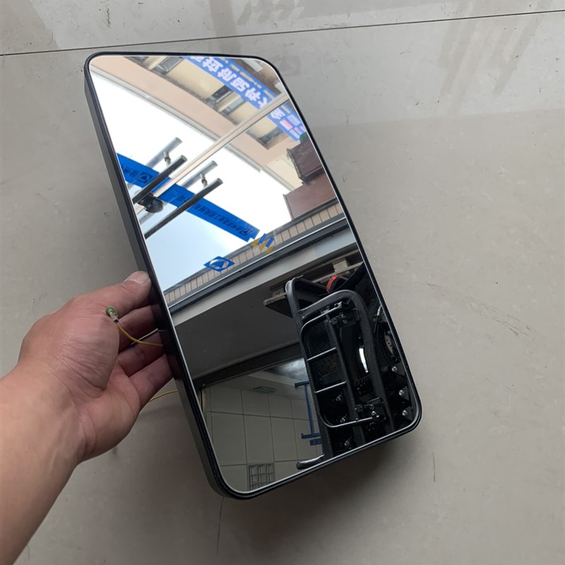 徐工起重机吊车配件 原厂南汽驾驶室 倒车镜大镜片 镜面25k5-1