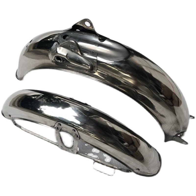 摩托车配件嘉陵70JH70建设JS48不锈钢前后轮挡泥板挡水沙板挡泥瓦