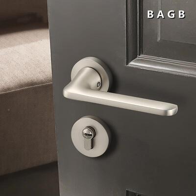 吸AGB哑镍门锁YNLS卫生间分B体锁房间磁静音锌合金内执手锁室门锁