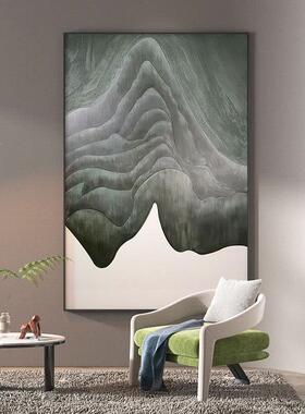 现代轻奢峰厅玄尽关装饰画抽象山层叠背景墙SF710712壁画客走廊头