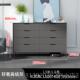 高档量厅意式 极大简八斗柜烤漆现代简约客实木储物容柜卧室床尾收