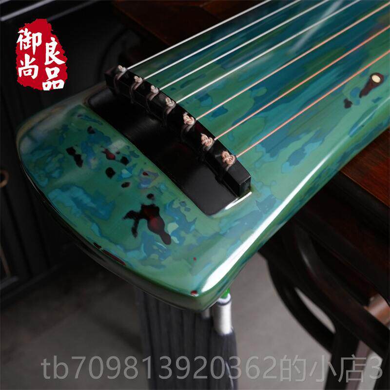 高档御尚品古琴专业演奏级伏仲尼叶蕉落霞式老杉木生羲漆纯良手工