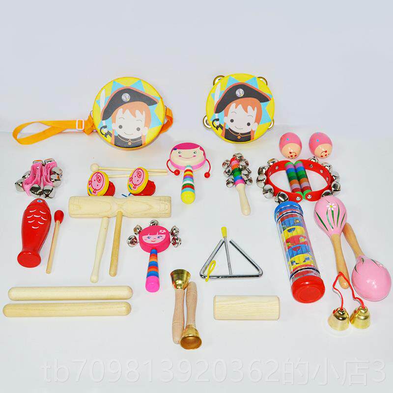 高档尔夫打击乐器套装儿奥童全铃音乐器材响板碰手鼓早教大幼儿园