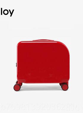 高档aloly阿乐红色乙行李时尚潮流结婚出嫁旅行箱箱pc拉杆箱登机