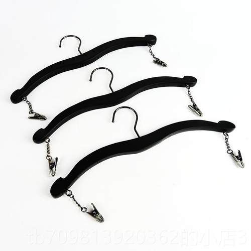 高档白色实内衣服装店加粗滑内衣挂内防架裤文胸架子木女士内衣撑