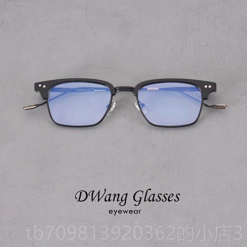 高档防蓝光镜配防辐射个性方框架镜金瀚张若昀同款镜框男潮网红眼