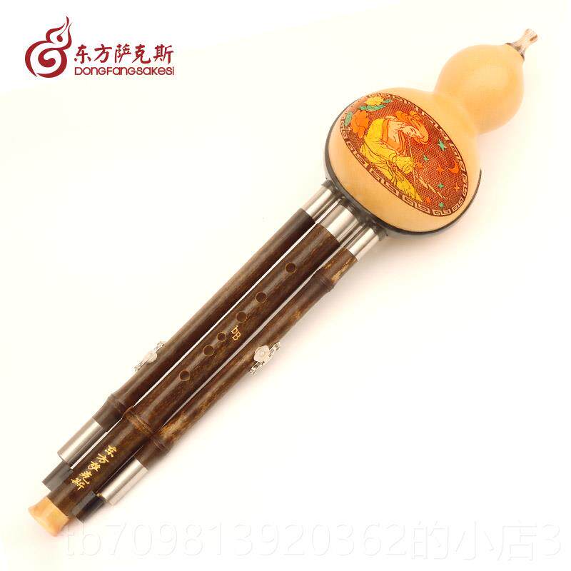 高档专业可东方新款型f铜拆葫芦白丝云南民族乐器成人竹紫儿童大
