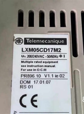 伺服驱动器LXM05CD17M2现货销售询价