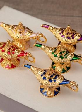 阿拉丁神灯创意覆古家居金属摆件圣诞生日小礼品装饰品