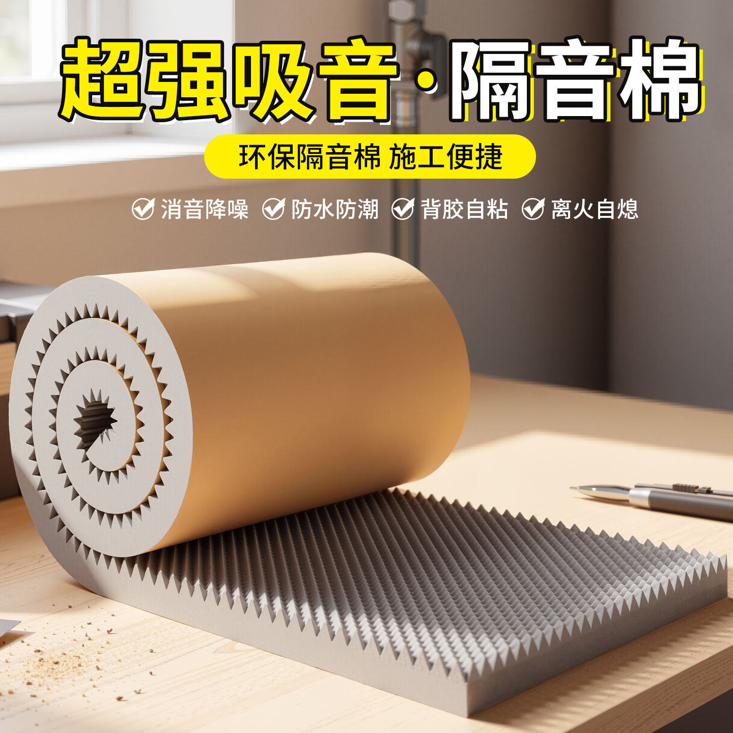 环保阻燃高密度鸡蛋隔音降噪神器