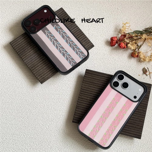 Childlike Heart 手工刺绣花边适用苹果18/17ProMax手机壳18/17Pro手机壳全包硬壳磁吸