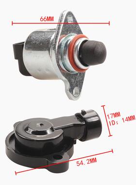 面改装配件雪佛兰改页进气歧管装节气门50827传感器