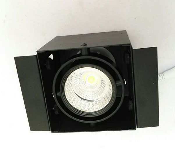 30W单头无边格栅灯无边豆胆灯无边方型嵌入灯具方通灯