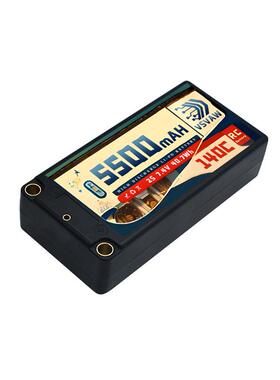 269VSVAW5500mAhS7.4V140C21/1锂2漂移竞速大脚越野车硬壳电池