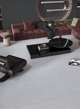 广东砖哑光砖防滑耐75F011磨7细干粒体通大板别墅大户型灰色瓷砖5