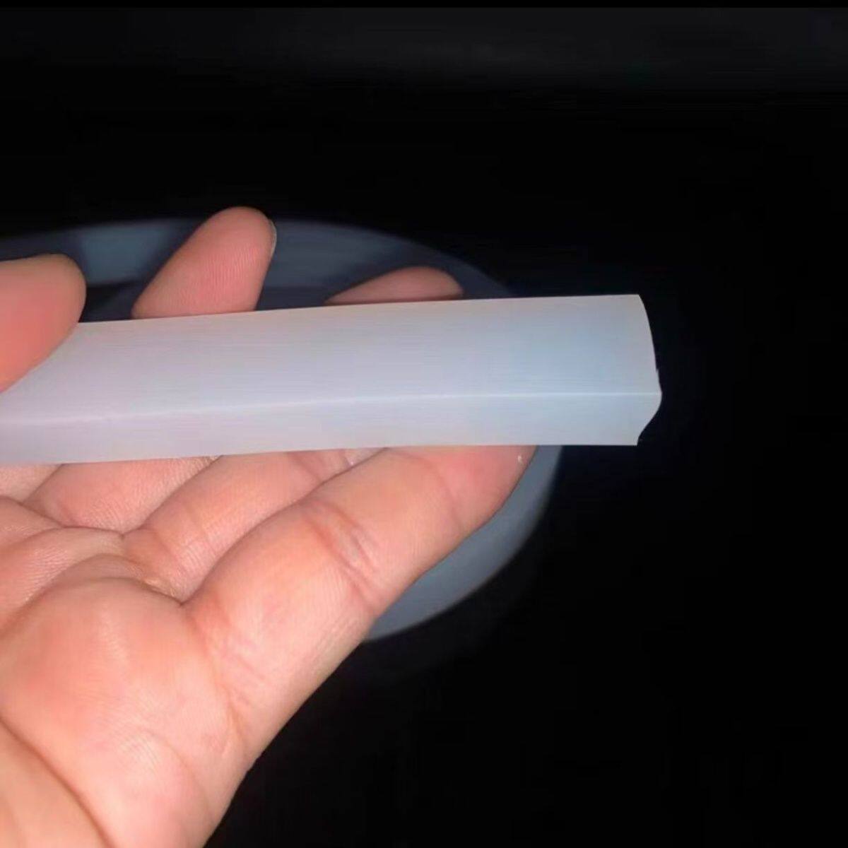 硅胶条方条防撞扁条耐高温防水实心硅橡胶密封条2/3/4/5/6/8/10mm