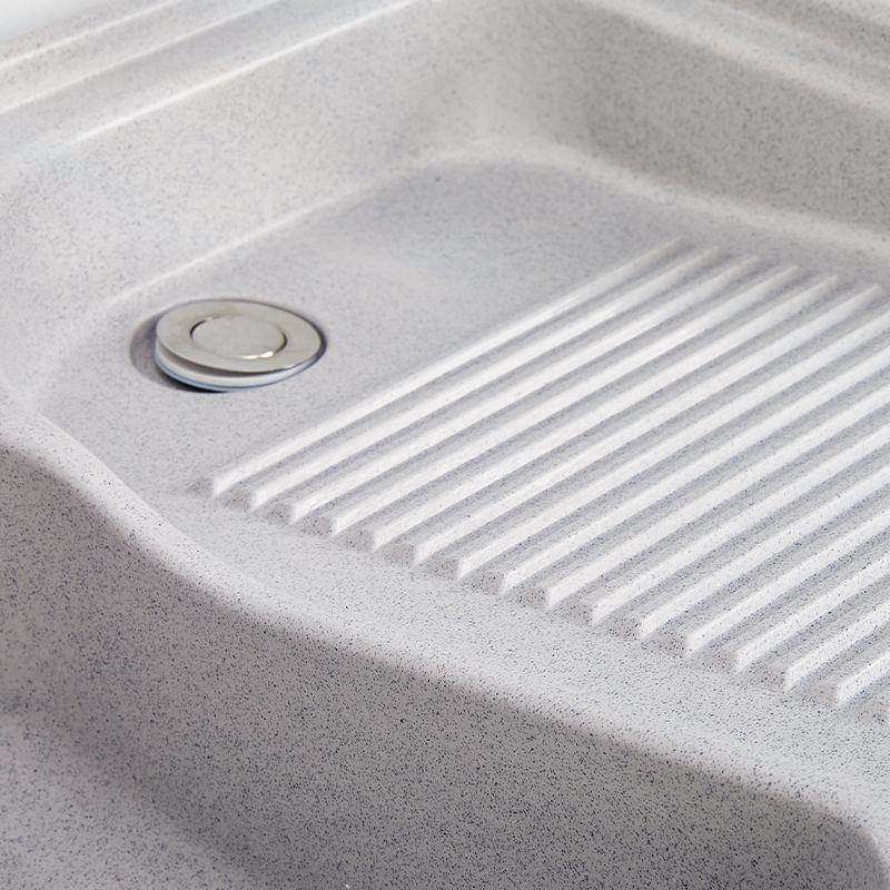 英石洗衣池家用阳714台室搓衣板外庭院洗石衣台带盆大理石一体洗