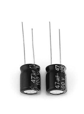 长寿命1耐高OHX电容004V7UF8*1247UF/100VLED电温源电解电容