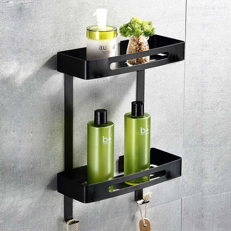 卫生间三角物架澡挂式浴室架SZC子304不锈置钢壁厕所洗间收纳架