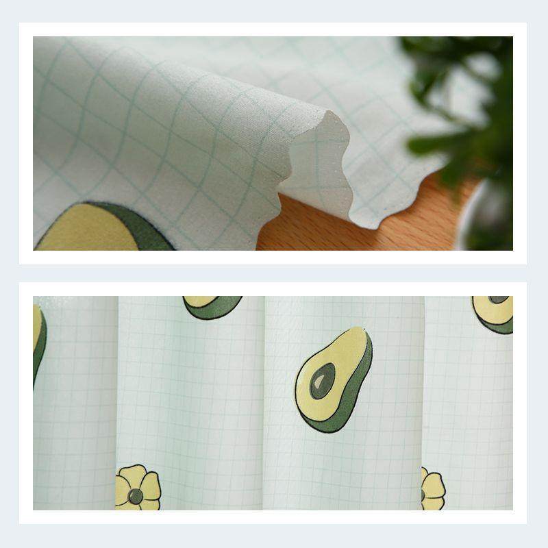 窗帘伸缩杆套一整遮光免打173户孔安装遮阳小窗遮挡门帘简布易出