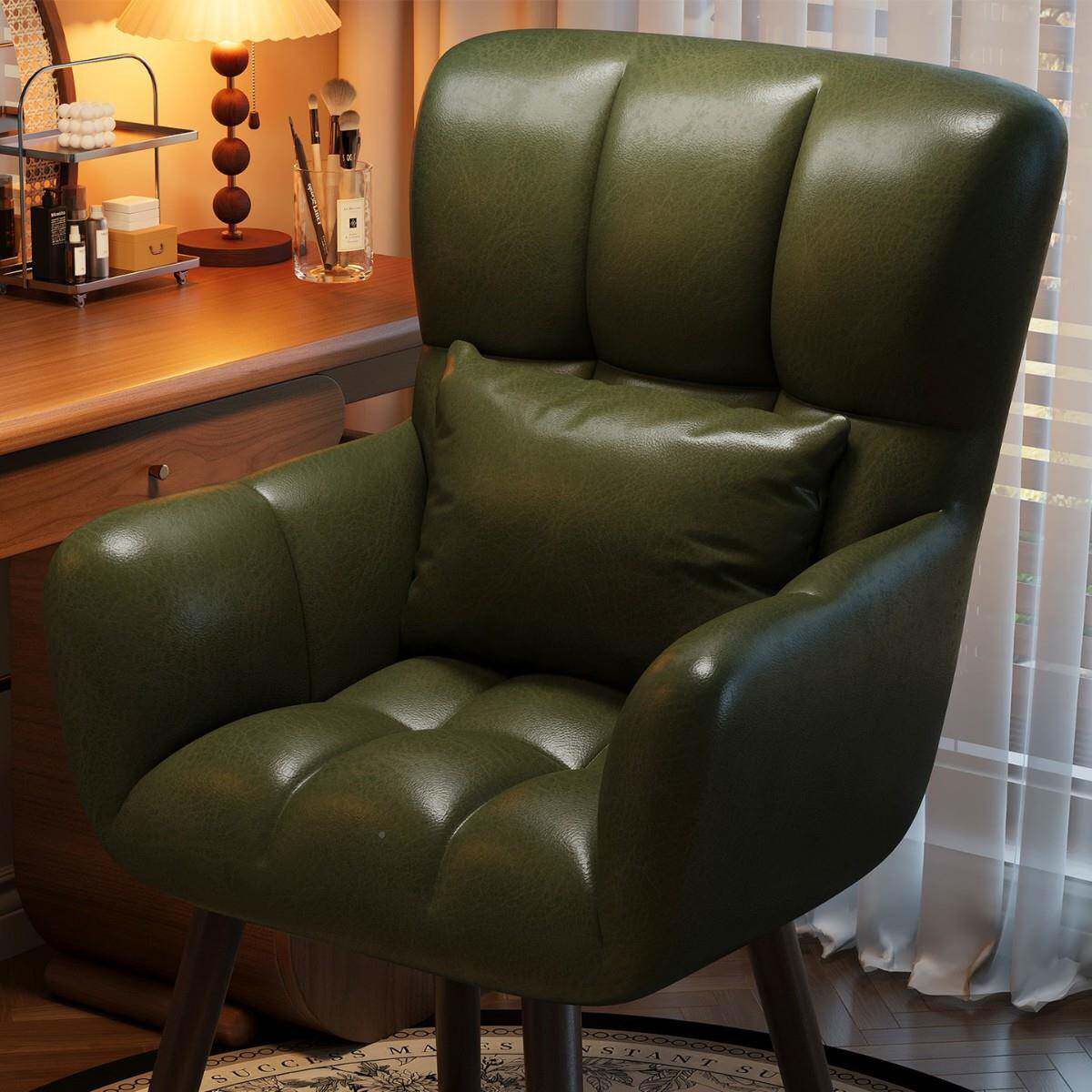 生中古风化妆凳子靠家背久女1坐家用梳妆台专用椅子主用卧室美甲