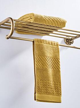 贝洁具墙装压21720花欧圆底盘古艺古铜色欧式工拉丝新款毛巾仿杆