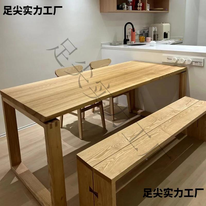 ?老TIX蜡榆木板整实木窗板松木白木板桌板板飘茶桌面板餐桌面板原