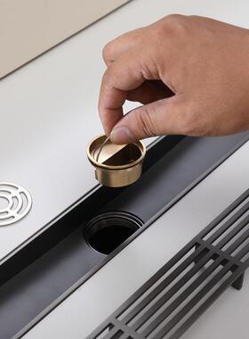 长4条地漏格潜淋浴水房排污艇30不90386栅锈钢地漏防臭