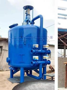 自来水滤过滤多RGD质过滤器介炼油厂污球水固液分离立式纤维过器