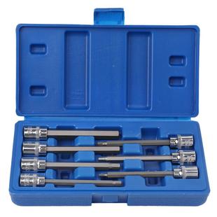 内角套筒3/8加长套批头筒内VUX六角六扳手旋具批头套筒汽修具工套